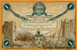 1 Franc FRANCE regionalismo y varios Fécamp 1920 JP.058.03 SC a FDC