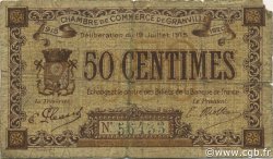 50 Centimes FRANCE régionalisme et divers Granville 1915 JP.060.01 TB
