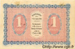 1 Franc FRANCE regionalismo e varie Gray et Vesoul 1915 JP.062.09 BB to SPL
