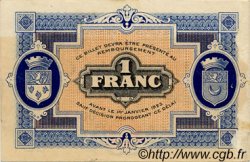 1 Franc FRANCE regionalism and various Gray et Vesoul 1919 JP.062.13 F