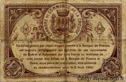 2 Francs FRANCE regionalismo y varios Guéret 1915 JP.064.05 BC