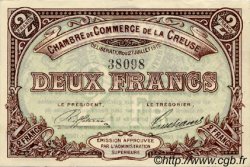 2 Francs Spécimen FRANCE Regionalismus und verschiedenen Guéret 1915 JP.064.06 fST to ST