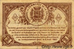 1 Franc FRANCE regionalism and miscellaneous Guéret 1915 JP.064.09 VF - XF