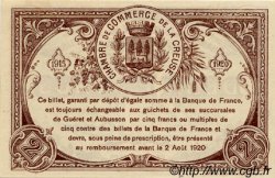 2 Francs FRANCE regionalismo y varios Guéret 1920 JP.064.11 SC a FDC