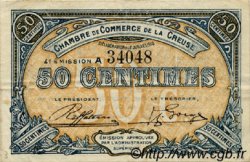50 Centimes FRANCE regionalismo y varios Guéret 1918 JP.064.16 MBC a EBC