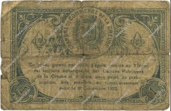 1 Franc FRANCE regionalismo y varios Guéret 1918 JP.064.17 BC