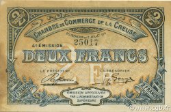 2 Francs FRANCE Regionalismus und verschiedenen Guéret 1918 JP.064.18 SS to VZ