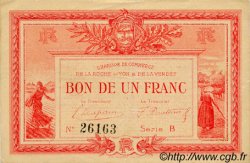 1 Franc FRANCE régionalisme et divers La Roche-Sur-Yon 1915 JP.065.05 TTB à SUP