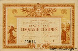 50 Centimes FRANCE regionalism and various La Roche-Sur-Yon 1915 JP.065.14 F