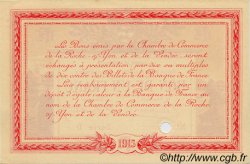 1 Franc Spécimen FRANCE Regionalismus und verschiedenen La Roche-Sur-Yon 1915 JP.065.18 fST to ST