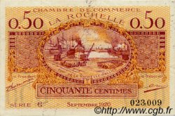 50 Centimes FRANCE regionalism and various La Rochelle 1920 JP.066.07