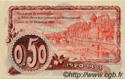 50 Centimes FRANCE regionalismo e varie Laval 1920 JP.067.01 AU a FDC