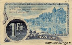 1 Franc FRANCE Regionalismus und verschiedenen Laval 1920 JP.067.05 SS to VZ