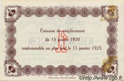 1 Franc FRANCE Regionalismus und verschiedenen Le Havre 1920 JP.068.22 SS to VZ