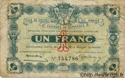 1 Franc FRANCE Regionalismus und verschiedenen Le Havre 1920 JP.068.22 S