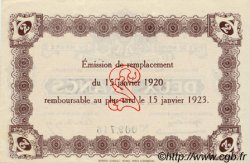 2 Francs FRANCE regionalismo y varios Le Havre 1920 JP.068.24 SC a FDC