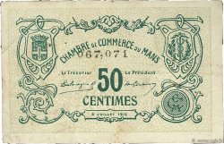 50 Centimes FRANCE Regionalismus und verschiedenen Le Mans 1915 JP.069.01 S