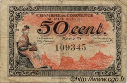 50 Centimes FRANCE régionalisme et divers Le Puy 1916 JP.070.08 TB