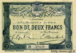 2 Francs FRANCE régionalisme et divers Le Tréport 1916 JP.071.15 TTB à SUP