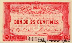 25 Centimes FRANCE regionalismo y varios Le Tréport 1916 JP.071.16 SC a FDC