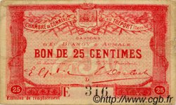 25 Centimes FRANCE regionalismo y varios Le Tréport 1916 JP.071.16 BC
