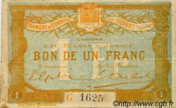1 Franc FRANCE regionalismo y varios Le Tréport 1916 JP.071.25 BC