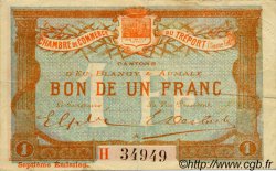 1 Franc FRANCE regionalismo y varios Le Tréport 1916 JP.071.29 BC