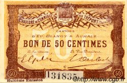 50 Centimes FRANCE regionalismo e varie Le Tréport 1916 JP.071.32 AU a FDC