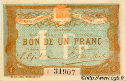 1 Franc FRANCE regionalismo e varie Le Tréport 1916 JP.071.33 BB to SPL