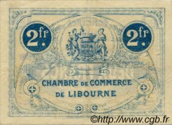 2 Francs FRANCE regionalism and miscellaneous Libourne 1915 JP.072.08 VF - XF