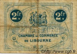 2 Francs FRANCE regionalismo y varios Libourne 1915 JP.072.08 BC