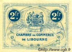2 Francs FRANCE regionalism and miscellaneous Libourne 1915 JP.072.14 VF - XF