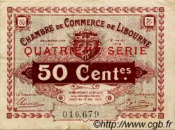 50 Centimes FRANCE regionalismo e varie Libourne 1917 JP.072.18 MB