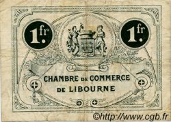 1 Franc FRANCE regionalismo e varie Libourne 1917 JP.072.19 MB