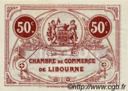 50 Centimes FRANCE Regionalismus und verschiedenen Libourne 1920 JP.072.32 SS to VZ
