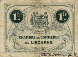 1 Franc FRANCE régionalisme et divers Libourne 1920 JP.072.33 TB