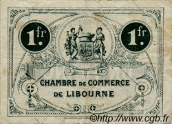 1 Franc FRANCE regionalism and various Libourne 1921 JP.072.36 F