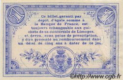 1 Franc FRANCE regionalismo y varios Limoges 1914 JP.073.15 BC