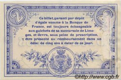 2 Francs FRANCE regionalismo y varios Limoges 1914 JP.073.16 BC