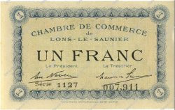 1 Franc FRANCE regionalism and various Lons-Le-Saunier 1920 JP.074.10 AU+