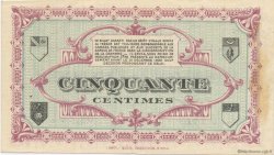 50 Centimes FRANCE regionalismo y varios Lons-Le-Saunier 1918 JP.074.11 SC a FDC