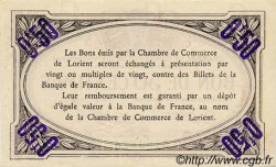 50 Centimes FRANCE régionalisme et divers Lorient 1915 JP.075.20 TTB à SUP