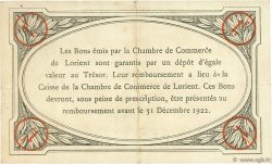 1 Franc FRANCE regionalismo e varie Lorient 1919 JP.075.30 BB to SPL