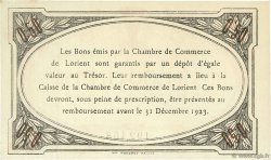 50 Centimes FRANCE regionalismo y varios Lorient 1920 JP.075.32 SC a FDC