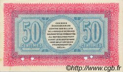 50 Centimes Annulé FRANCE Regionalismus und verschiedenen Lure 1915 JP.076.05 SS to VZ