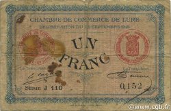 1 Franc FRANCE régionalisme et divers Lure 1915 JP.076.06 TB