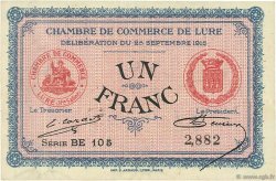 1 Franc FRANCE regionalism and miscellaneous Lure 1915 JP.076.15 VF - XF