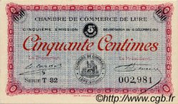 50 Centimes FRANCE Regionalismus und verschiedenen Lure 1919 JP.076.32 fST to ST