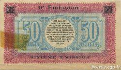 50 Centimes FRANCE Regionalismus und verschiedenen Lure 1920 JP.076.36 SS to VZ
