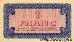 1 Franc FRANCE regionalism and miscellaneous Lyon 1916 JP.077.10 AU+